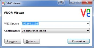 Paramétrage VNC