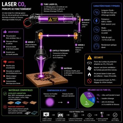 Principe du Laser Co2