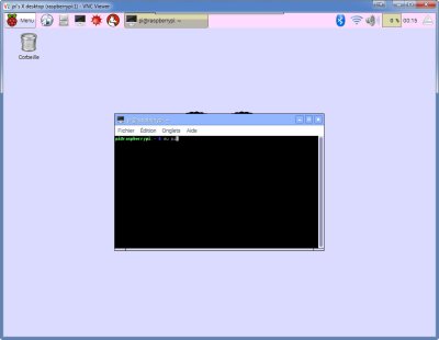 Raspberry via VNC