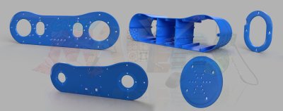 Pièces STL enceinte bluetooth